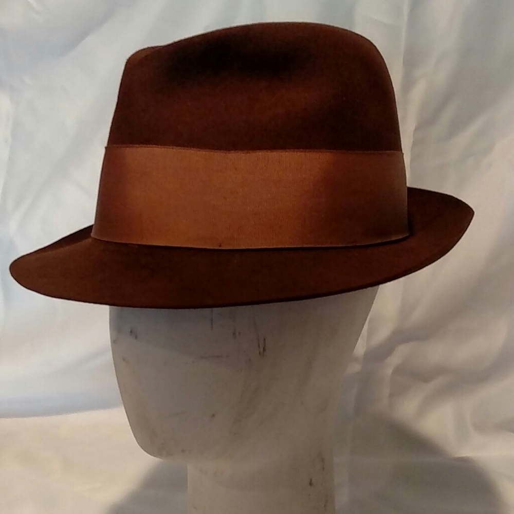 Vintage 1950's Adam Fifth Avenue Fedora Felt Hat!!